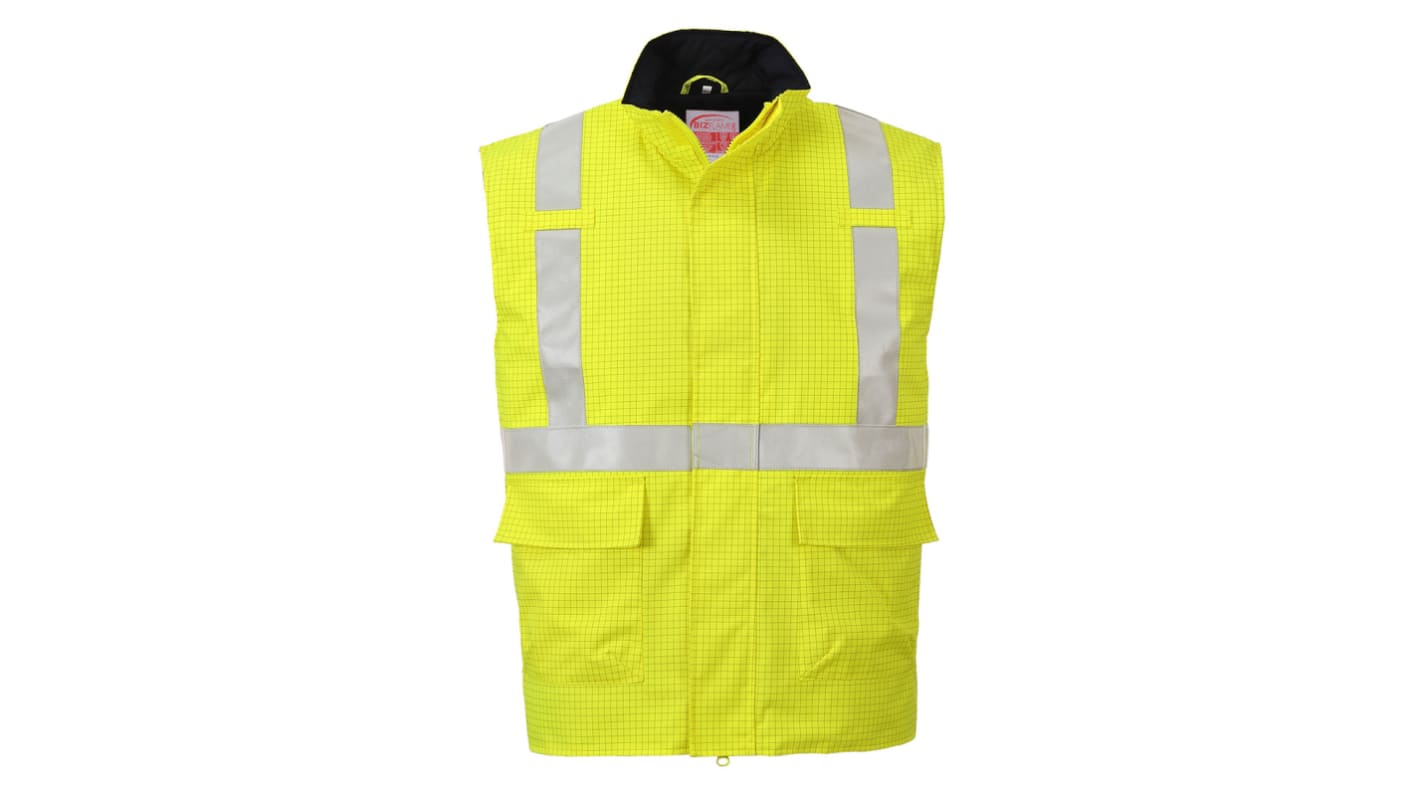 Portwest S776 Yellow Flame Retardant Bodywarmer, 3XL