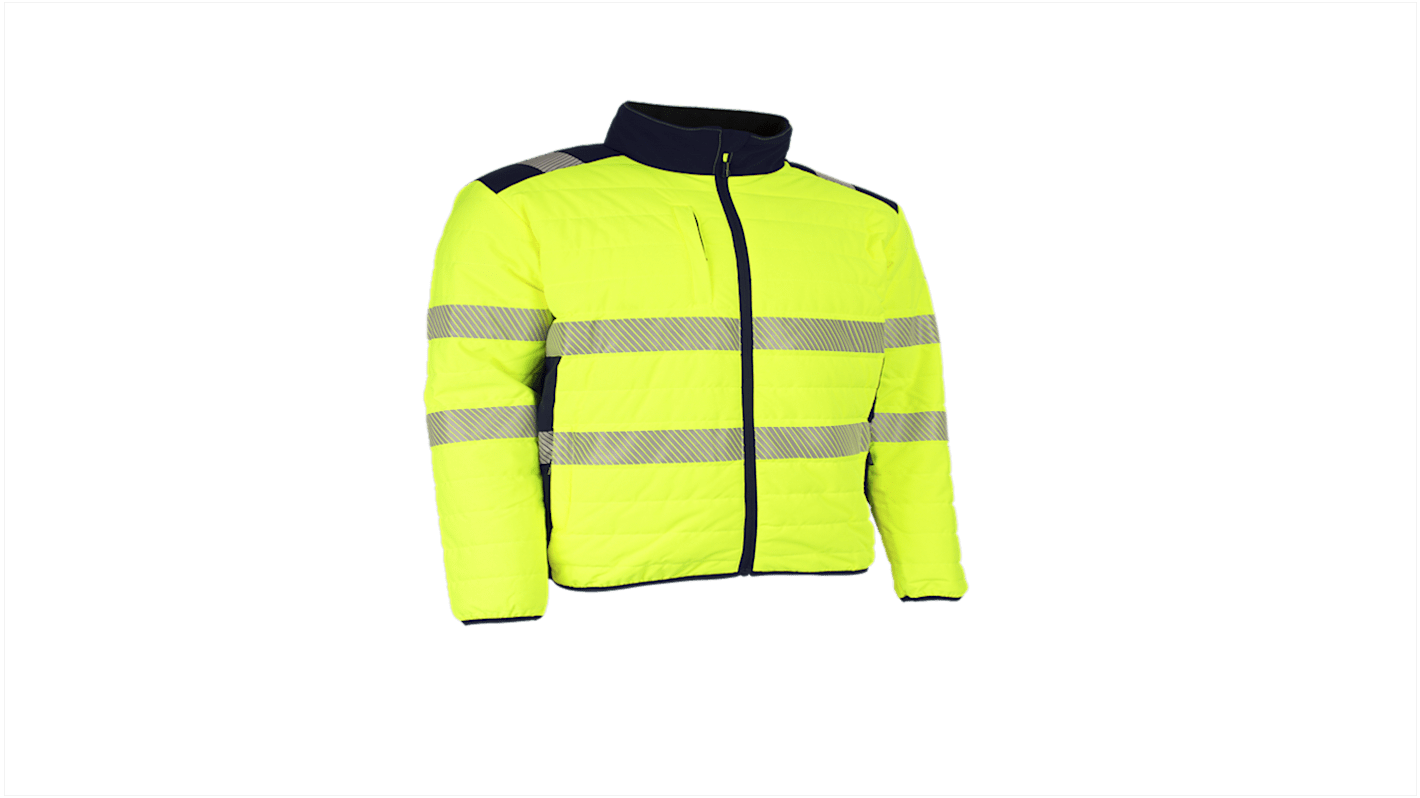 Coverguard 5FLA160 Black/Green/White/Yellow Unisex Hi Vis Bodywarmer, S