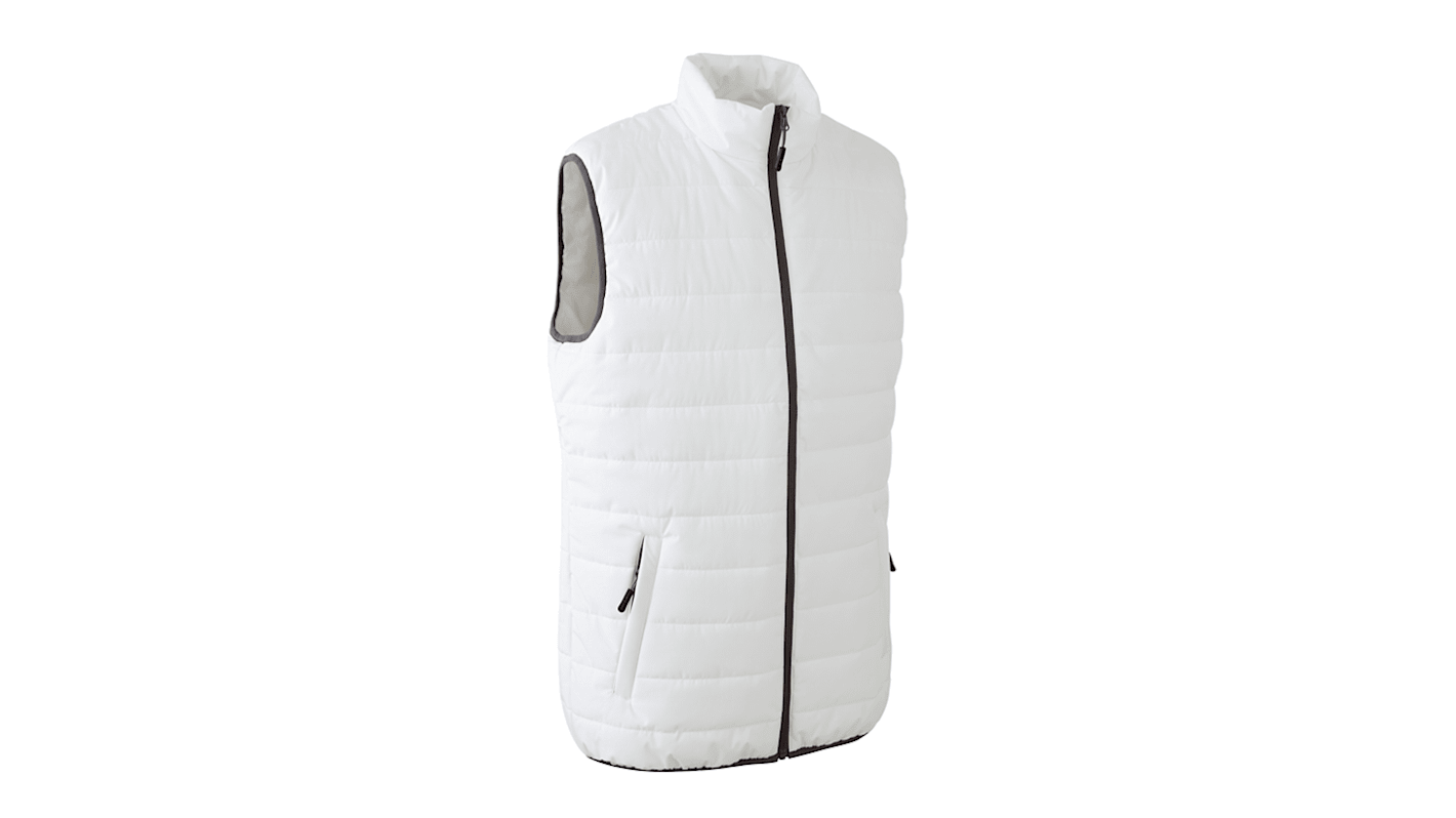 Coverguard 5TAT040 White Waterproof Bodywarmer, 3XL