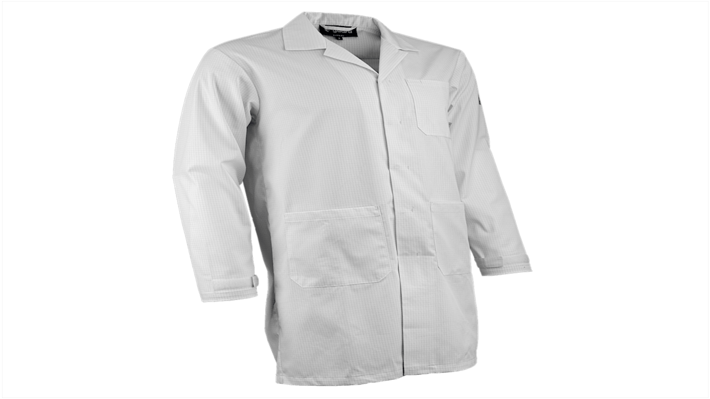 Coverguard White Unisex Reusable White Lab Coat, XL