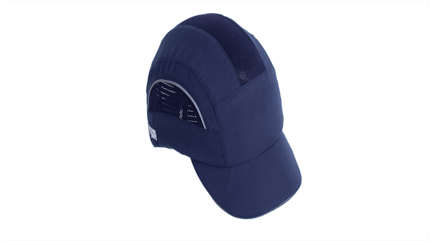 Coverguard Black Standard Peak Bump Cap, ABS Protective Material