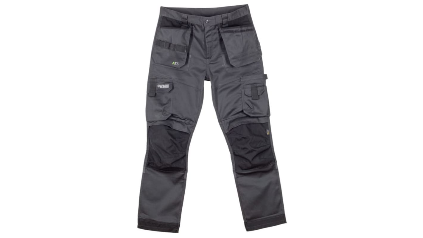 Pantalón para Unisex, pierna 29plg, Gris, Cómodo, Flexible, 35 % algodón, 65 % poliéster ATS 3D Stretch Holster 42plg