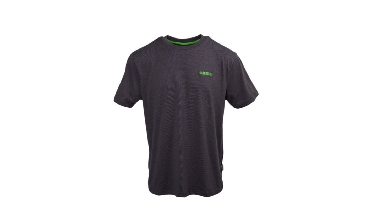 Apache CHARCOAL / Grey 35% Cotton, 65% Polyester Short Sleeve T-Shirt, UK- M, EUR- M