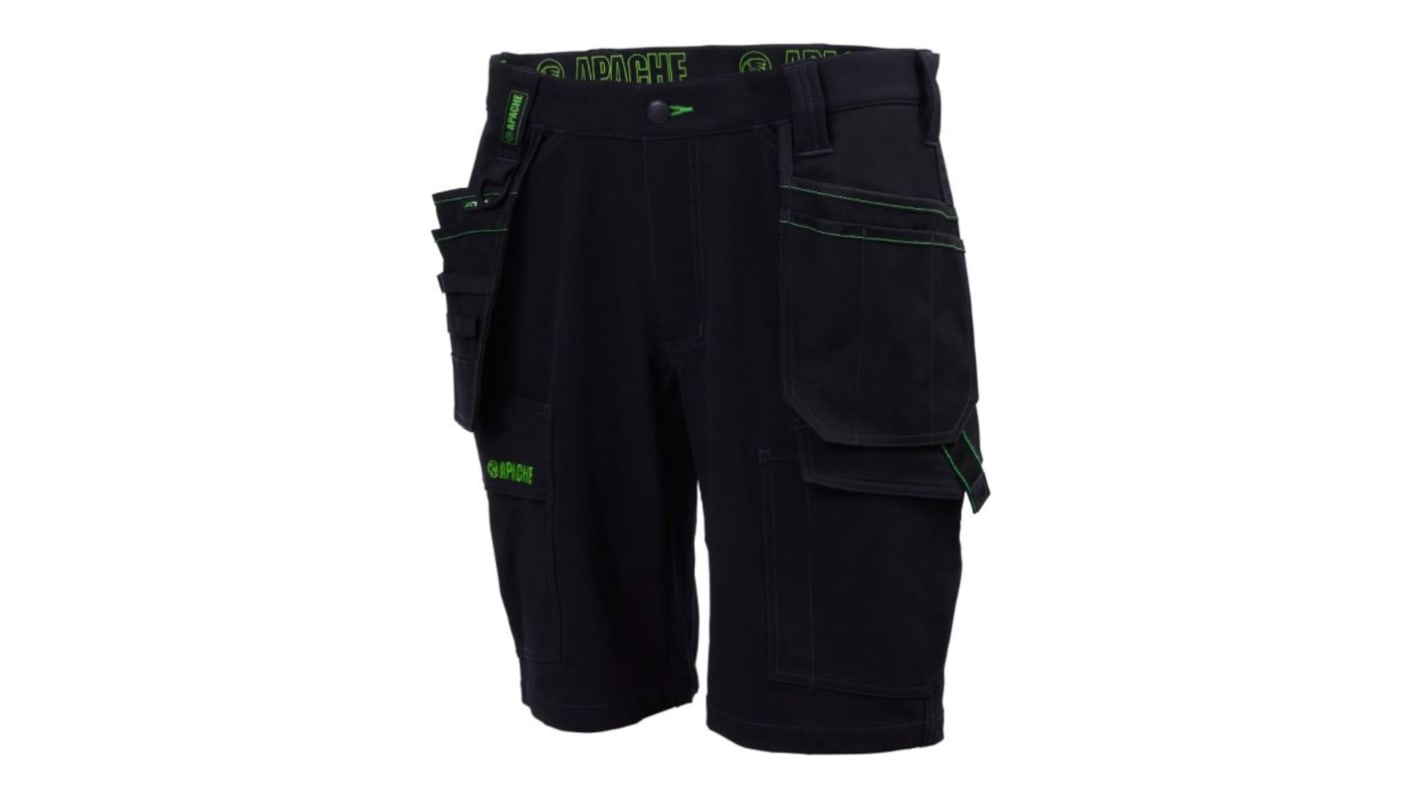 Apache Whistler Black 8% Elastane, 92% Nylon Work shorts, 36in