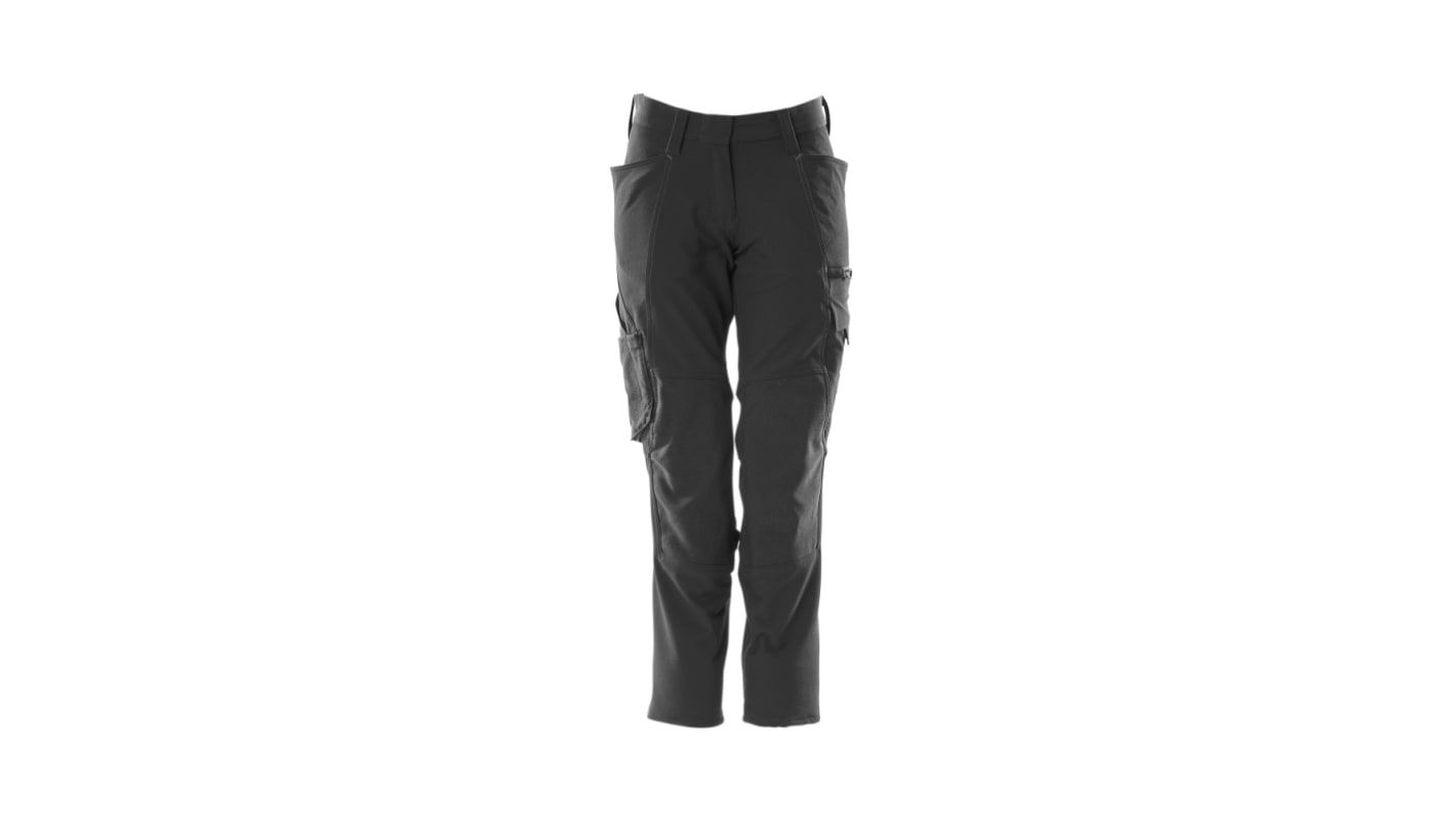 Mascot Workwear Accelerate - Diamond Damen Hose, 12% Elastolefin, 88% Polyester Schwarz Wasserabweisend, Größe 116cm /