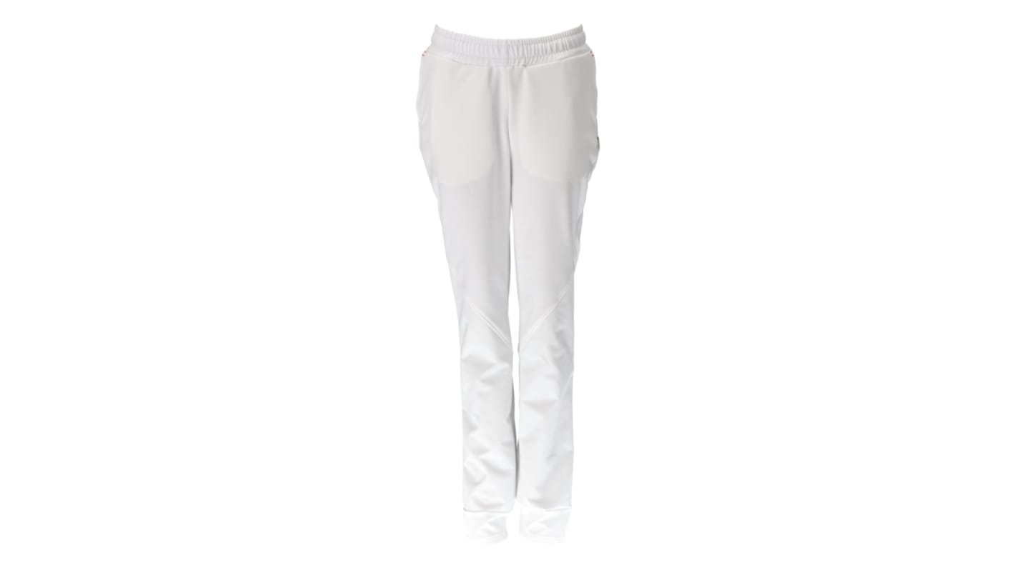 Pantalón para Mujer, pierna 82cm, Blanco, Ligero, 12 % de elastolefina, 88 % poliéster Food & Care 28plg 70cm
