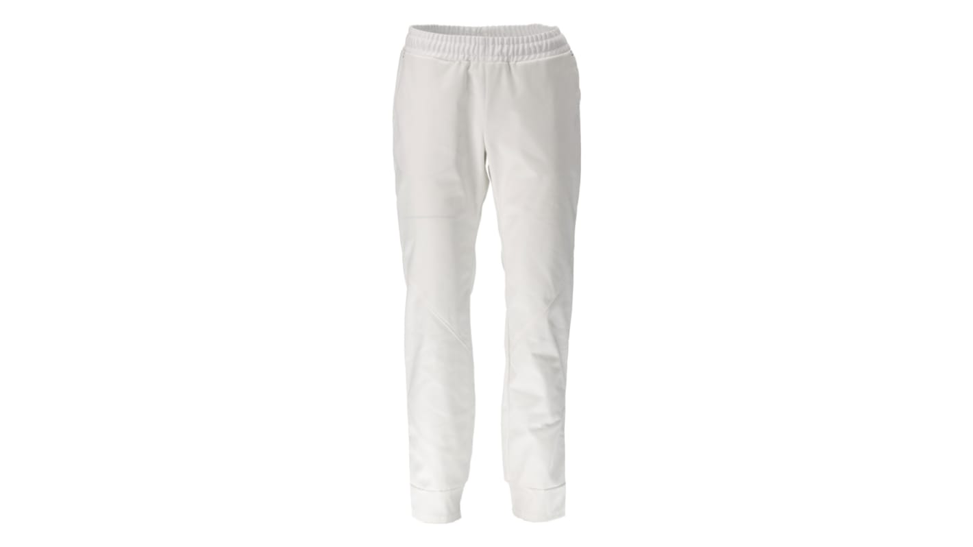 Mascot Workwear Food & Care Herren Hose Jogginghose, 35 % Baumwolle, 65 % Polyester Weiß, Größe 108cm / 43Zoll x 35Zoll