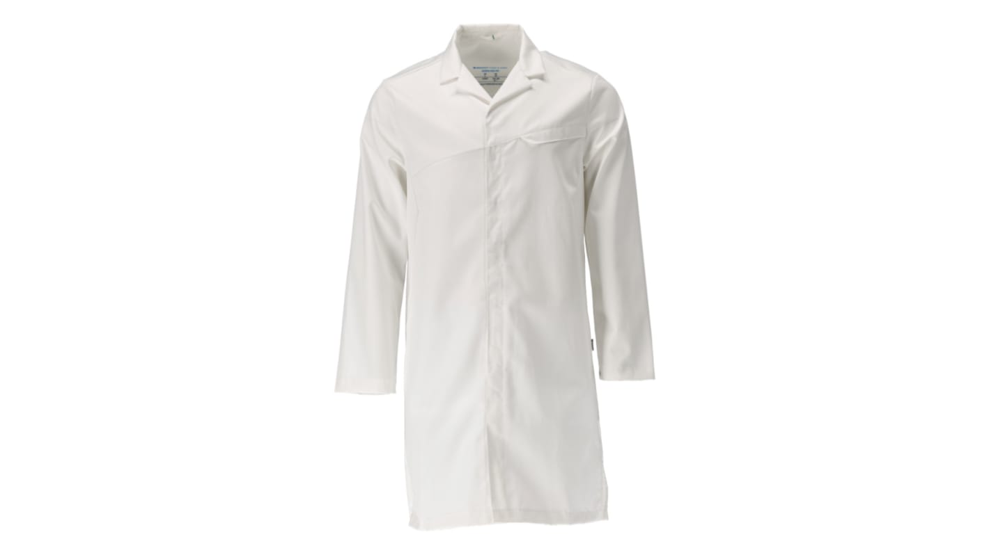 Mascot Workwear White Men Reusable Lab Coat, XS