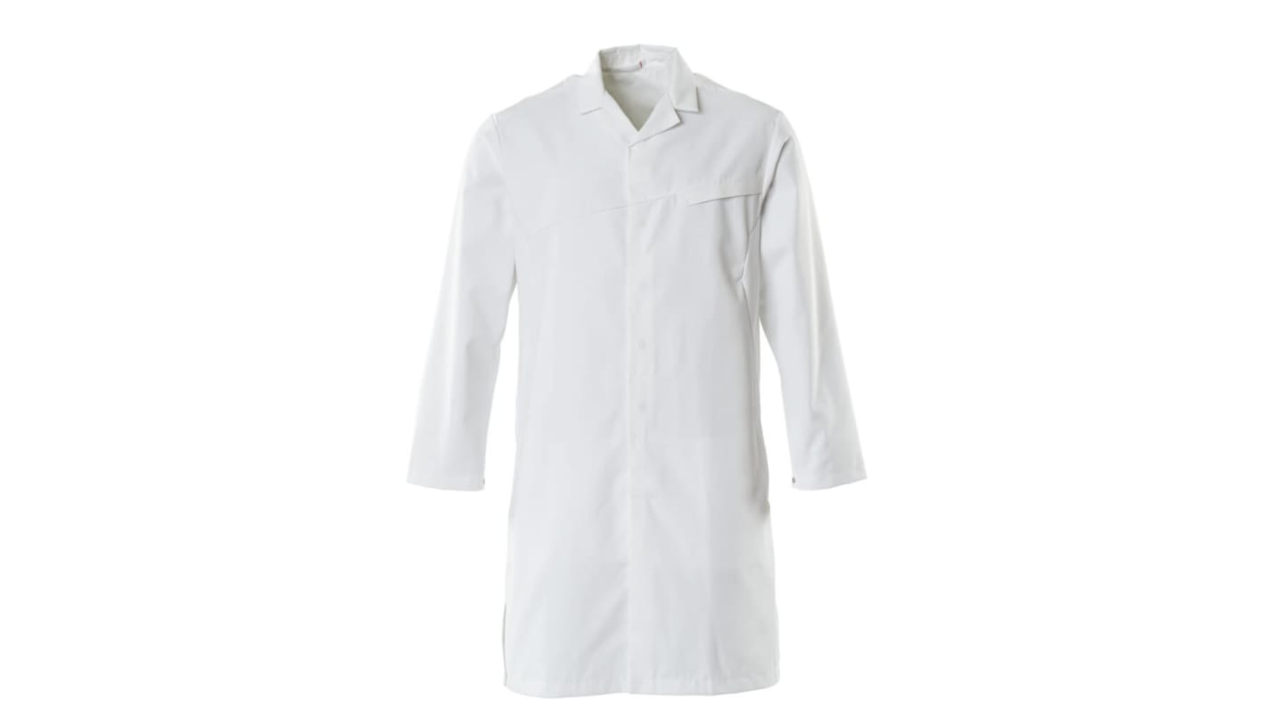 Bata de laboratorio reutilizable para hombre Mascot Workwear de color Blanco, talla 4XL