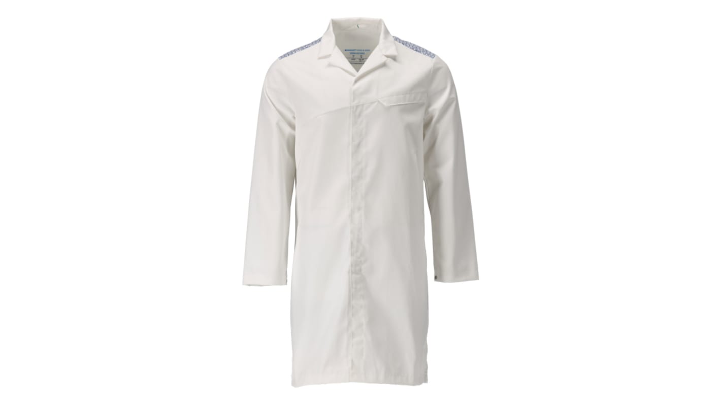 Mascot Workwear White Men Reusable Lab Coat, L