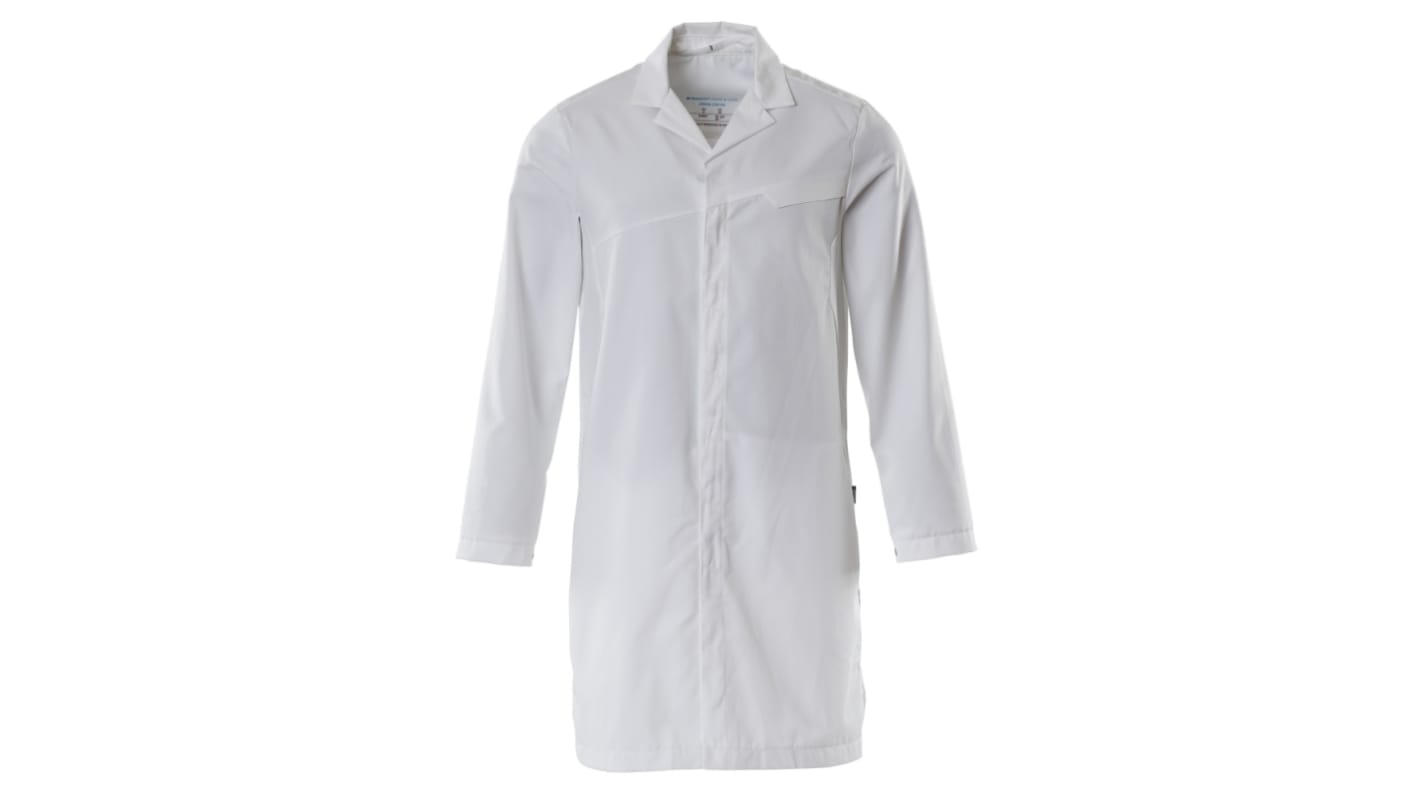 Mascot Workwear White Men Reusable Lab Coat, L