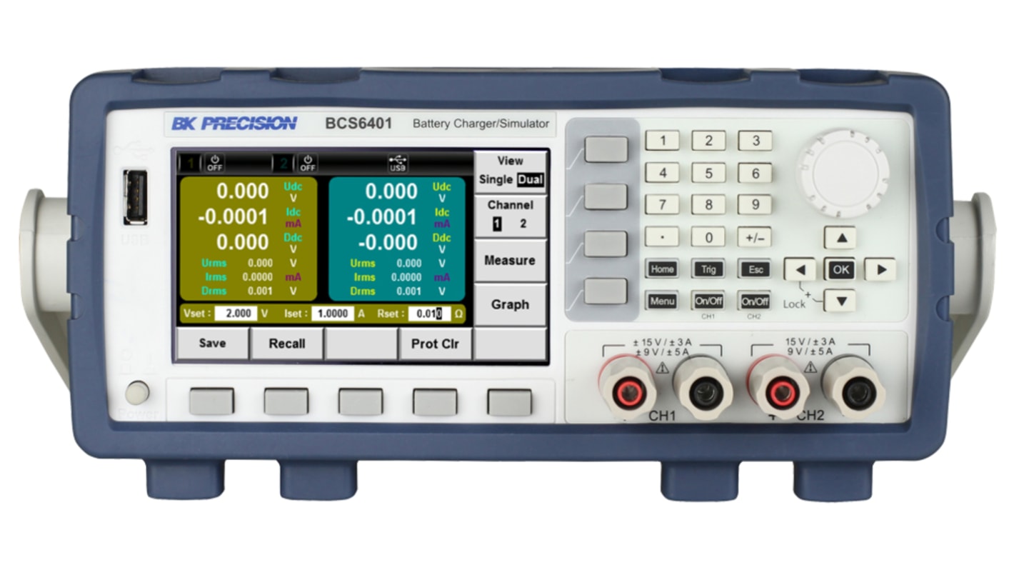 AAF BCS Series Digital Bench Power Supply, 0 → 15V, 5A, 2-Output, 90W