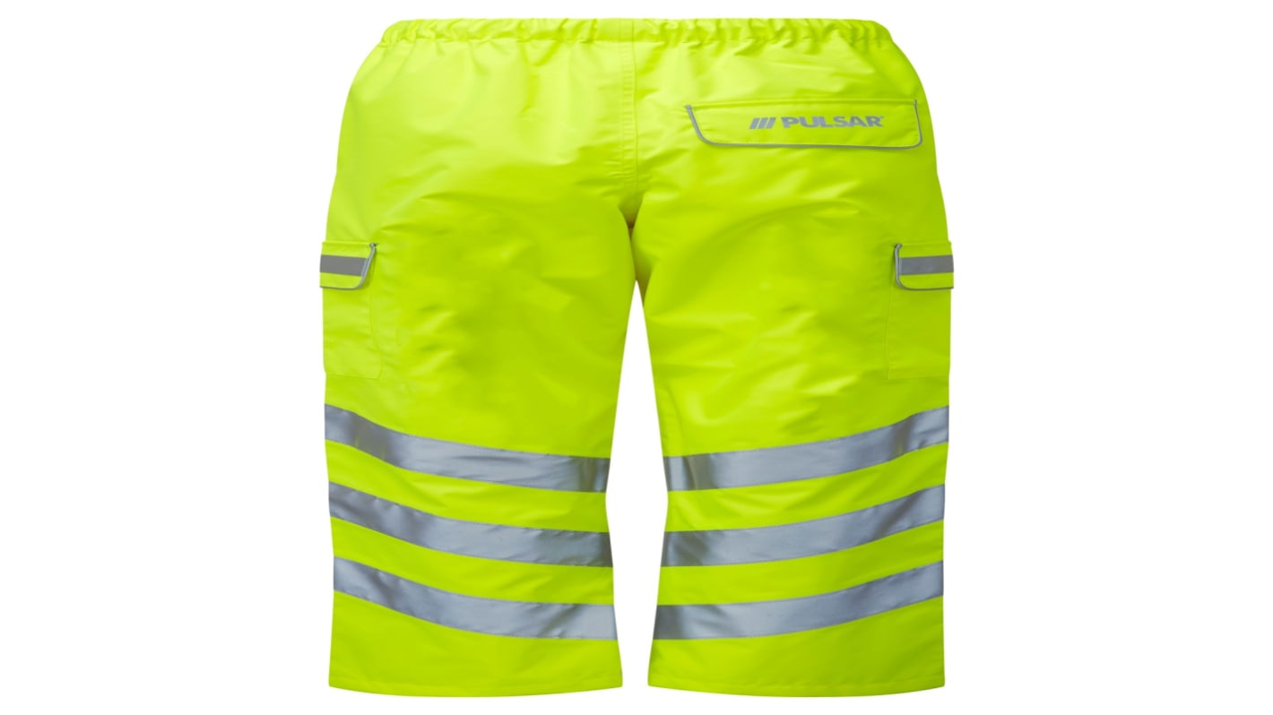 PULSAR P206 Yellow Breathable, Hi-Vis, Waterproof Hi Vis Trousers 36 → 39in