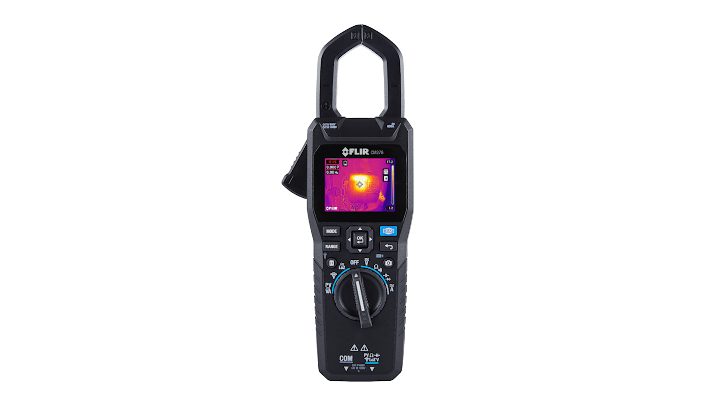 FLIR CM276 Clamp Meter Bluetooth, 600A dc, Max Current 600A ac