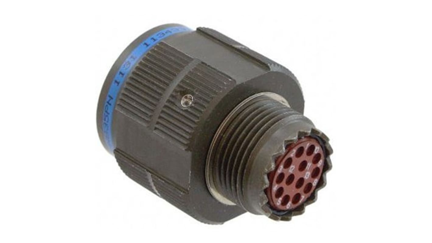 Connettore circolare MIL Connettore maschio Amphenol Limited, Ad angolo diritto, 2 poli, Maschio