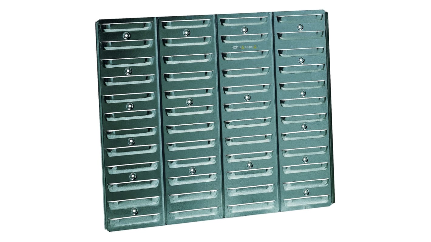 Raaco Steel Bin Wall Panel x 520mm x 440mm, Black