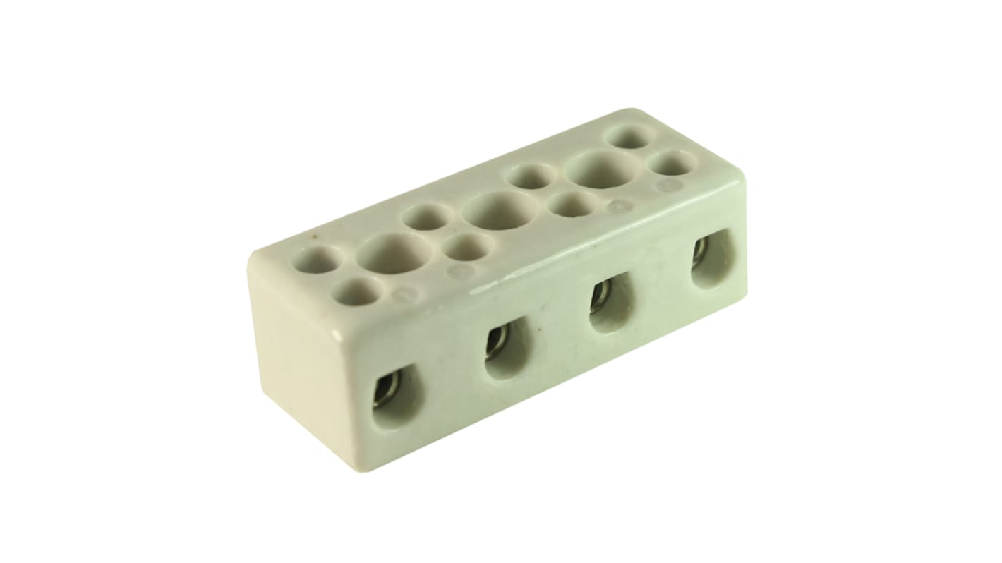 CAMDENBOSS CHTB Series Connector, 4-Way, 57A, 6 mm², 10 mm² Wire, Screw Termination