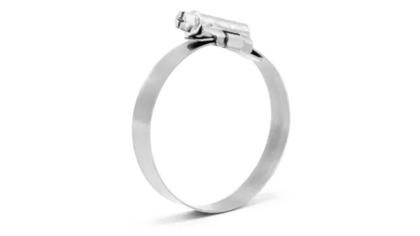 MIKALOR Stainless Steel Slotted Screw Hose Clamp, 12mm Band Width, 50 → 70mm ID