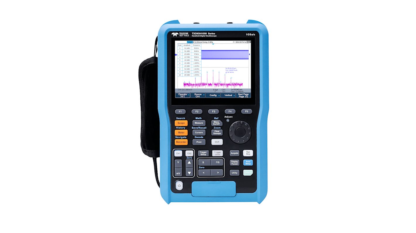 Teledyne LeCroy T3DSOH Series, 100MHz Handheld Oscilloscope, 2 Analogue Channels