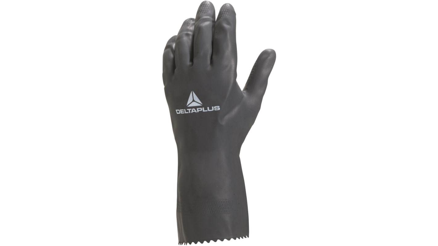 Gants de manutention Delta Plus NEOCOLOR VE530 taille 10, Résiste aux produits chimiques, Noir