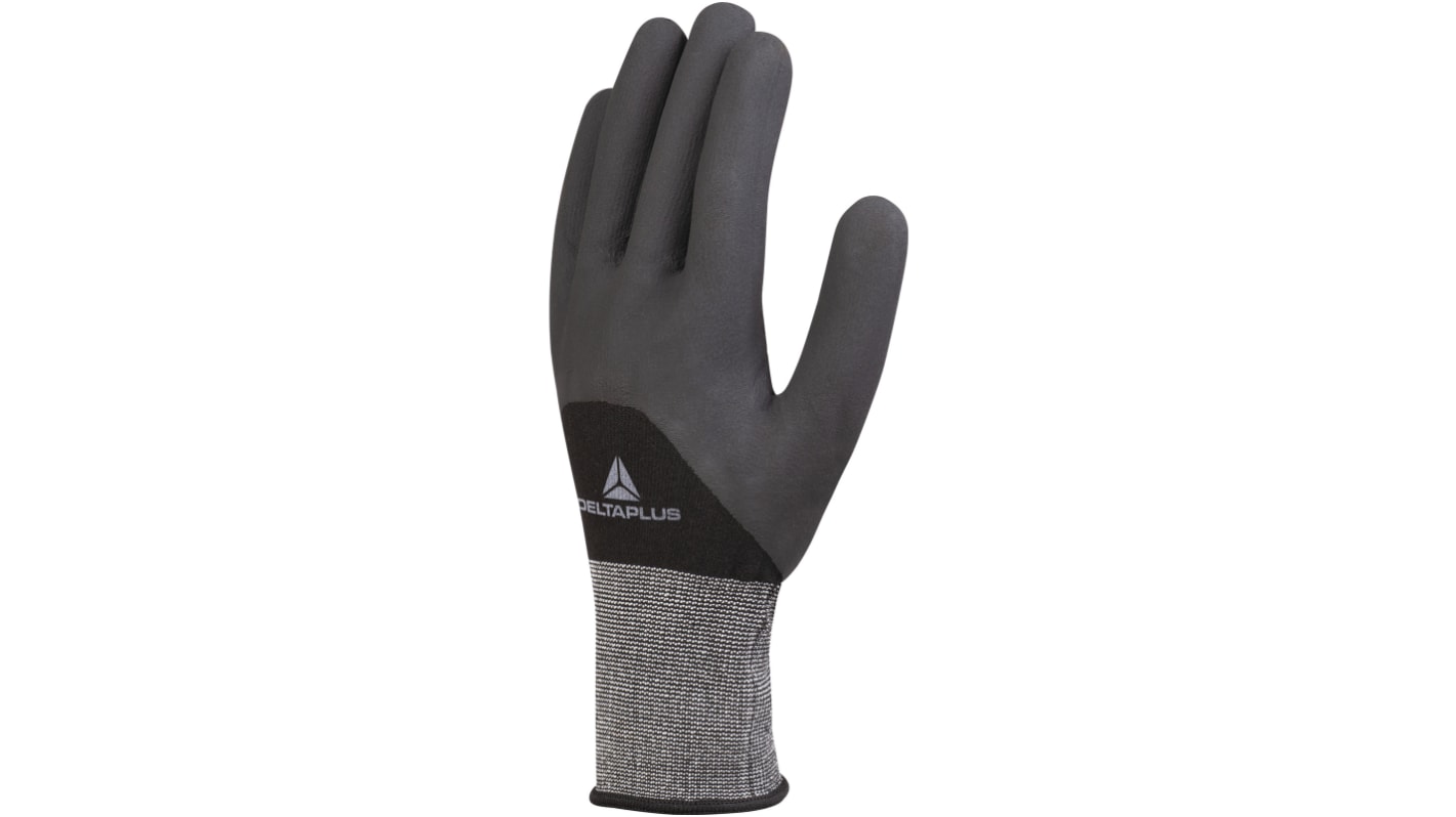 Gants de manutention Delta Plus VE725NO taille 7, Imperméable, Noir