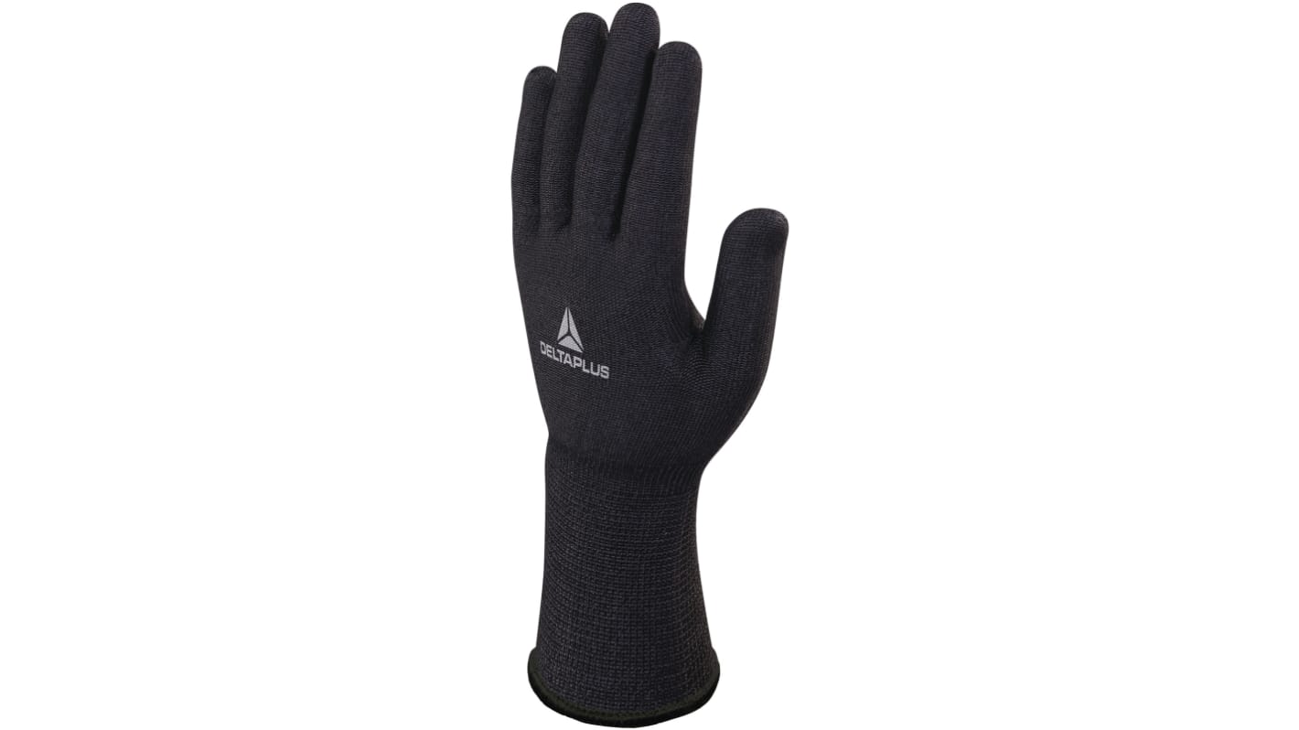 Delta Plus VENICUT59 LIGHT PLUS Black DELTANOCut Fiber Cut Resistant Work Gloves, Size 11