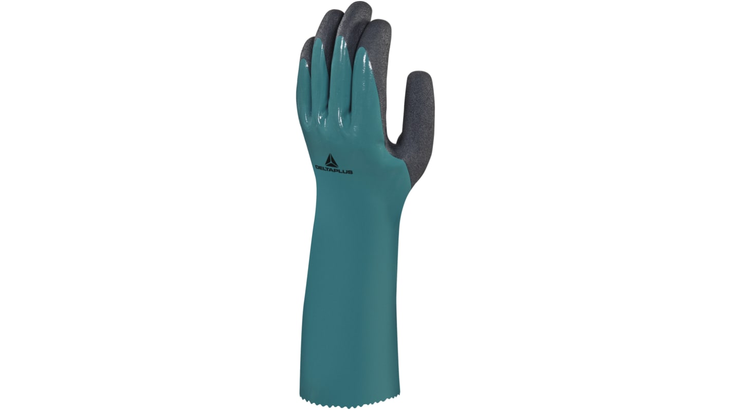 Gants de manutention Delta Plus CHEMSAFE VV835 taille 9, Résiste aux produits chimiques, Vert