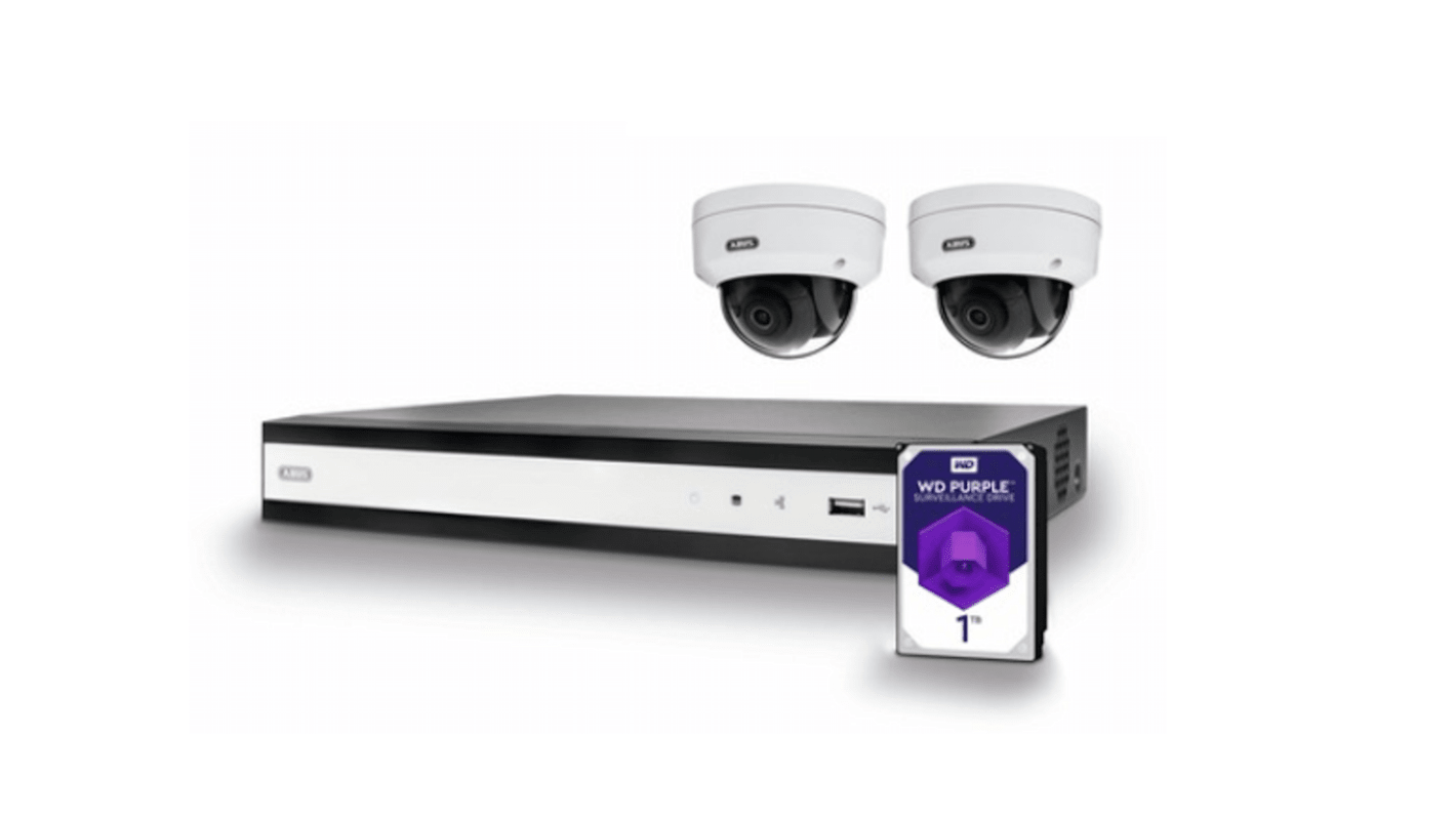 Kit CCTV 1 interfaccia Ethernet autoadattiva RJ-45 10/100 Mbit/s Uso interno o esterno ABUS Security-Center