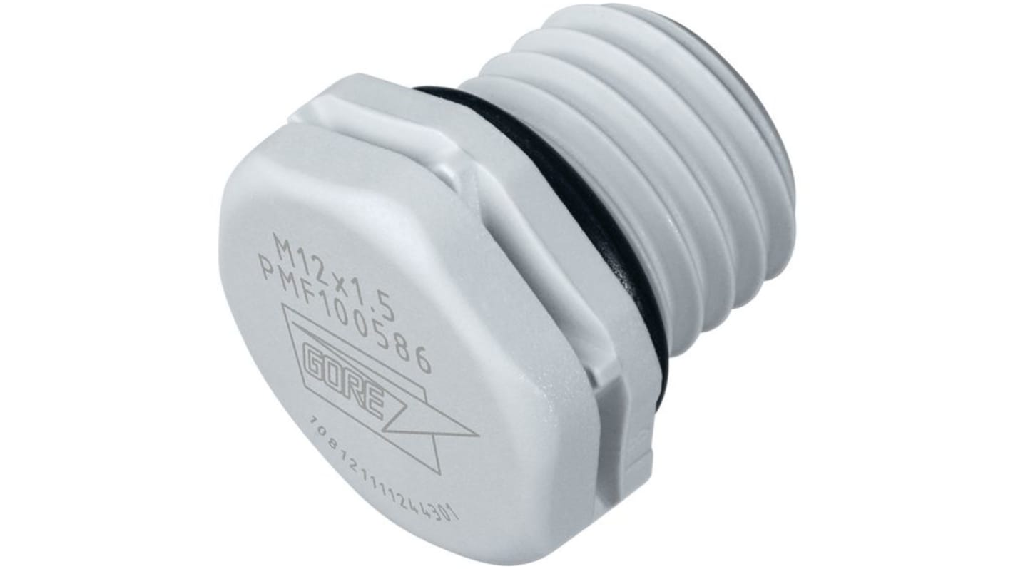 W.L. Gore Screw-In Series Plastic Vent for Use with Enclosure, 15.55 x 17mm