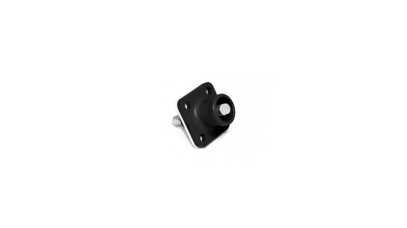 5.7MM PANEL MT RCPT SCREW BLACK
