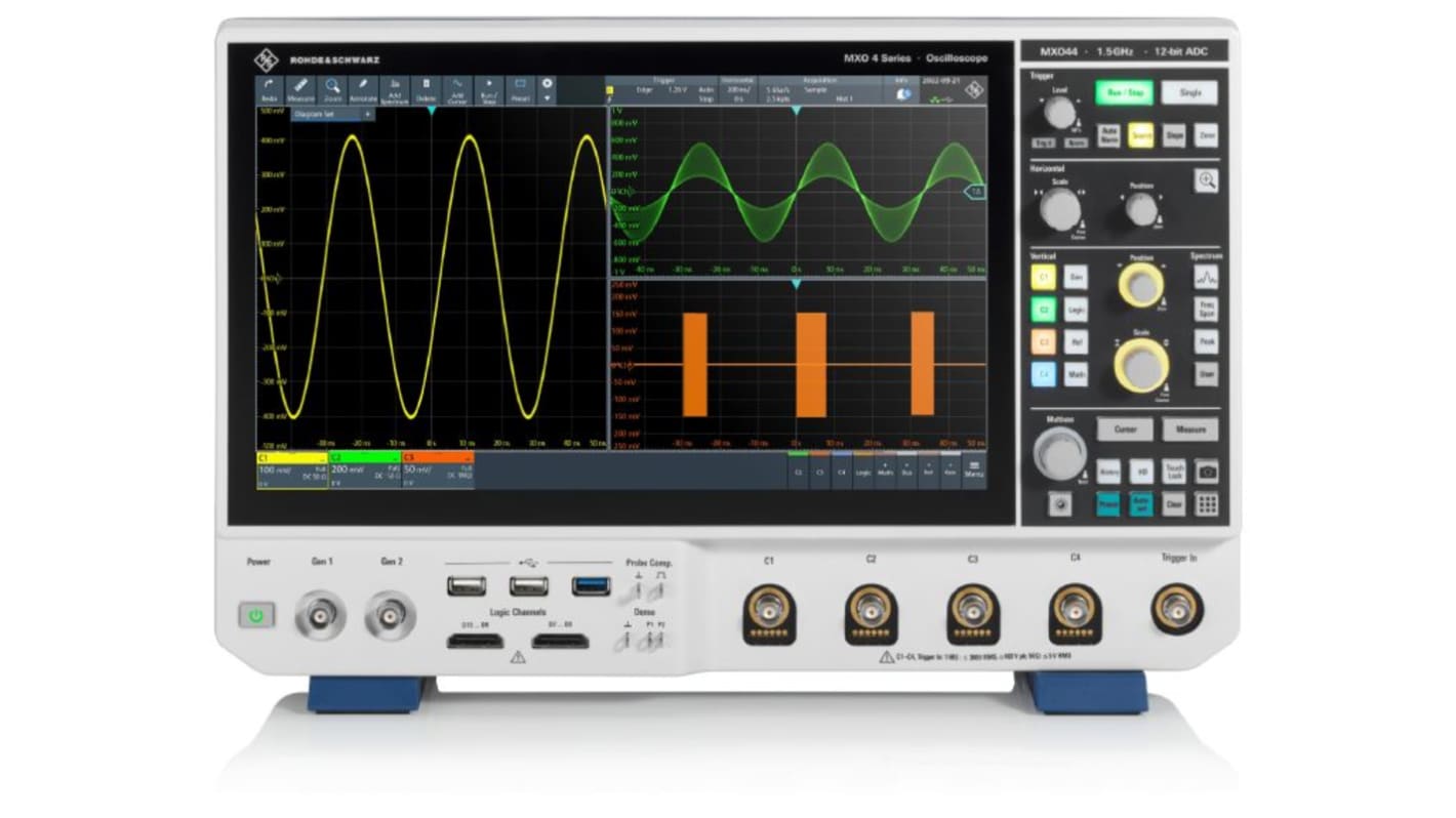 Rohde & Schwarz Oszilloskop-Software, Option Leistungsanalyse, Leistungsanalyse für Oszilloskop der Serie R&S MXO 4,