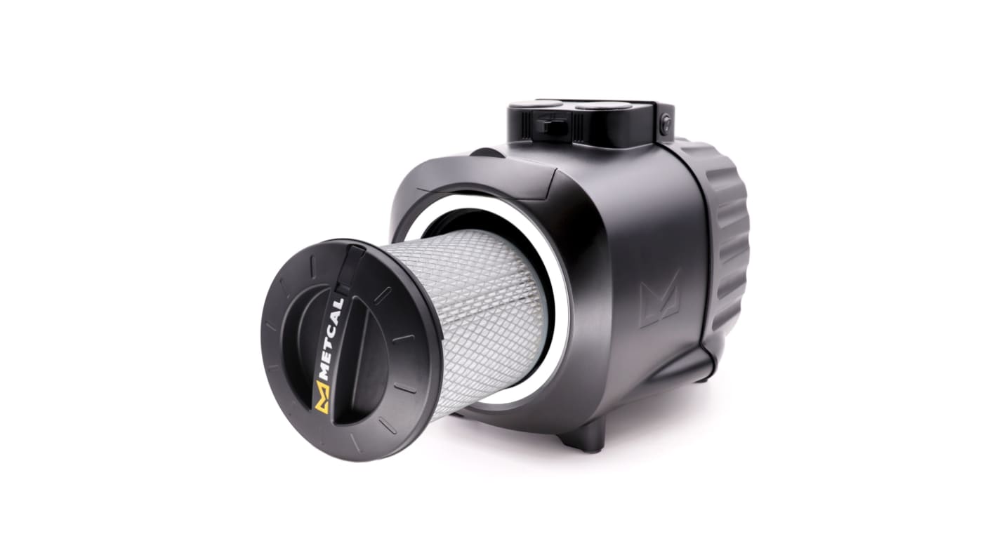 Aspiratore fumi di saldatura Metcal, 240V ca, 150W, pre-filtro Carbone attivo, rumore 50dB(A)