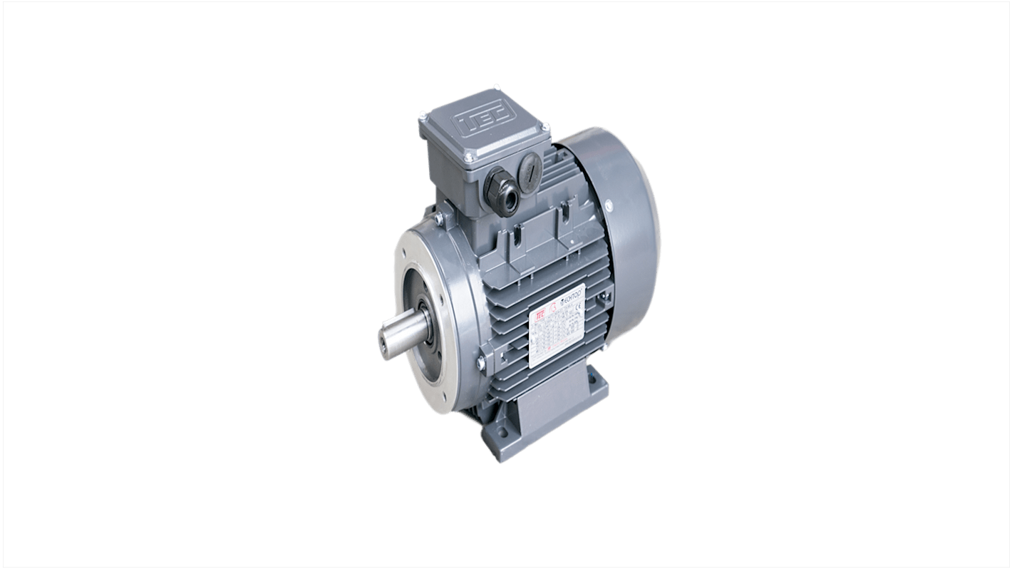 TEC Motors T3A Anti Clockwise, Clockwise AC Motor, 750 W, IE3, 2 Pole, B34 Foot & Face Mounted Mounting