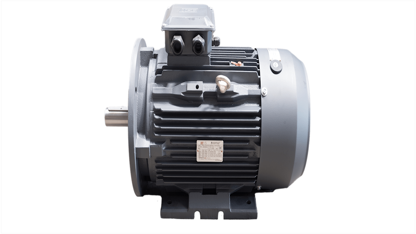 TEC Motors T3C Anti Clockwise, Clockwise AC Motor, 11 kW, IE3, 2 Pole, B35 Foot & Flange Mounted Mounting