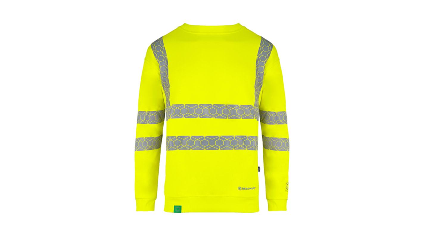 Beeswift Yellow Unisex Hi Vis Sweatshirt, 3XL