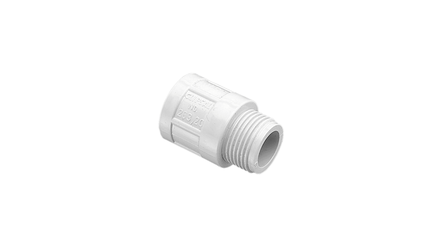 Clipsal Electrical Adapter, Conduit Fitting, 32mm Nominal Size, 32mm, PVC, Orange