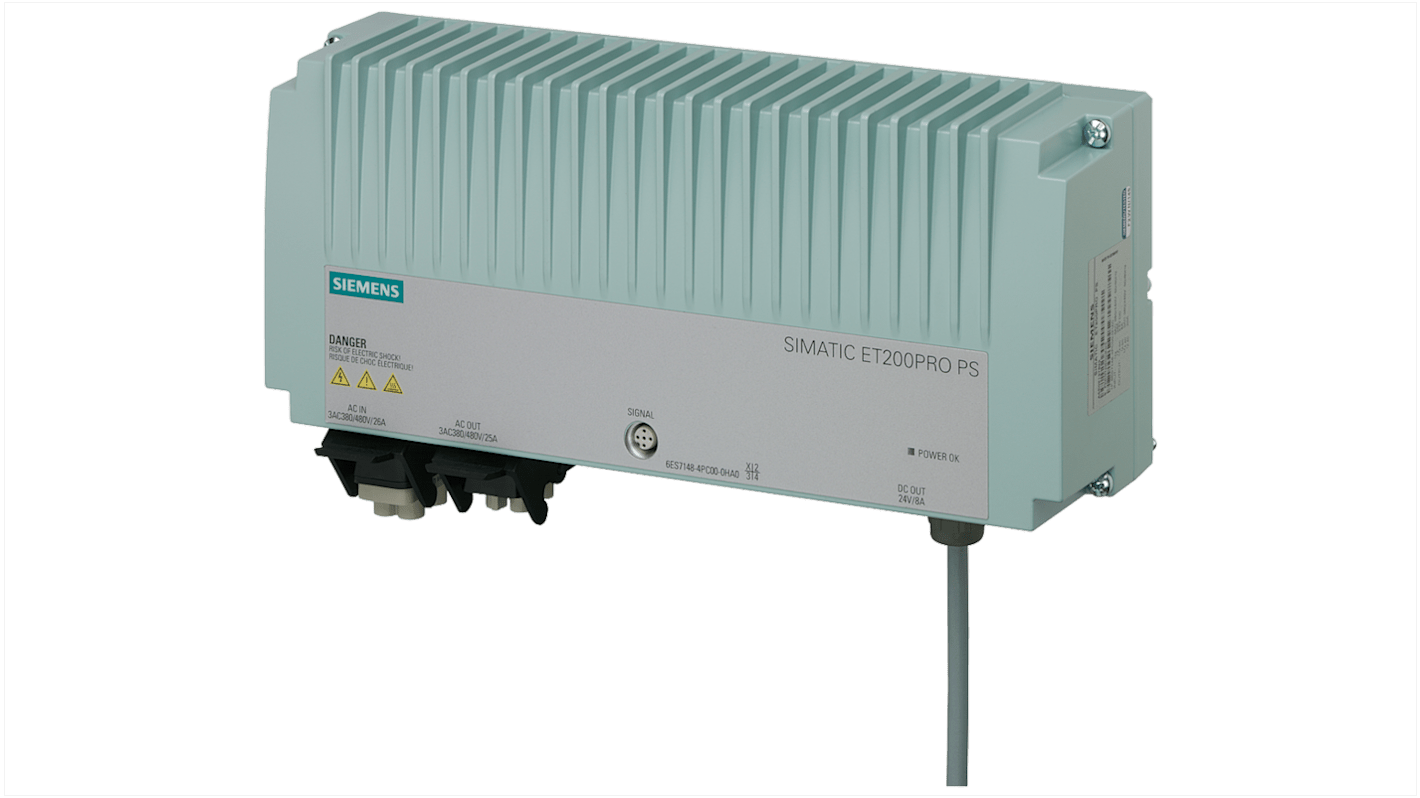 Alimentatore Siemens, serie 6ES7148, per PLC, c.a.