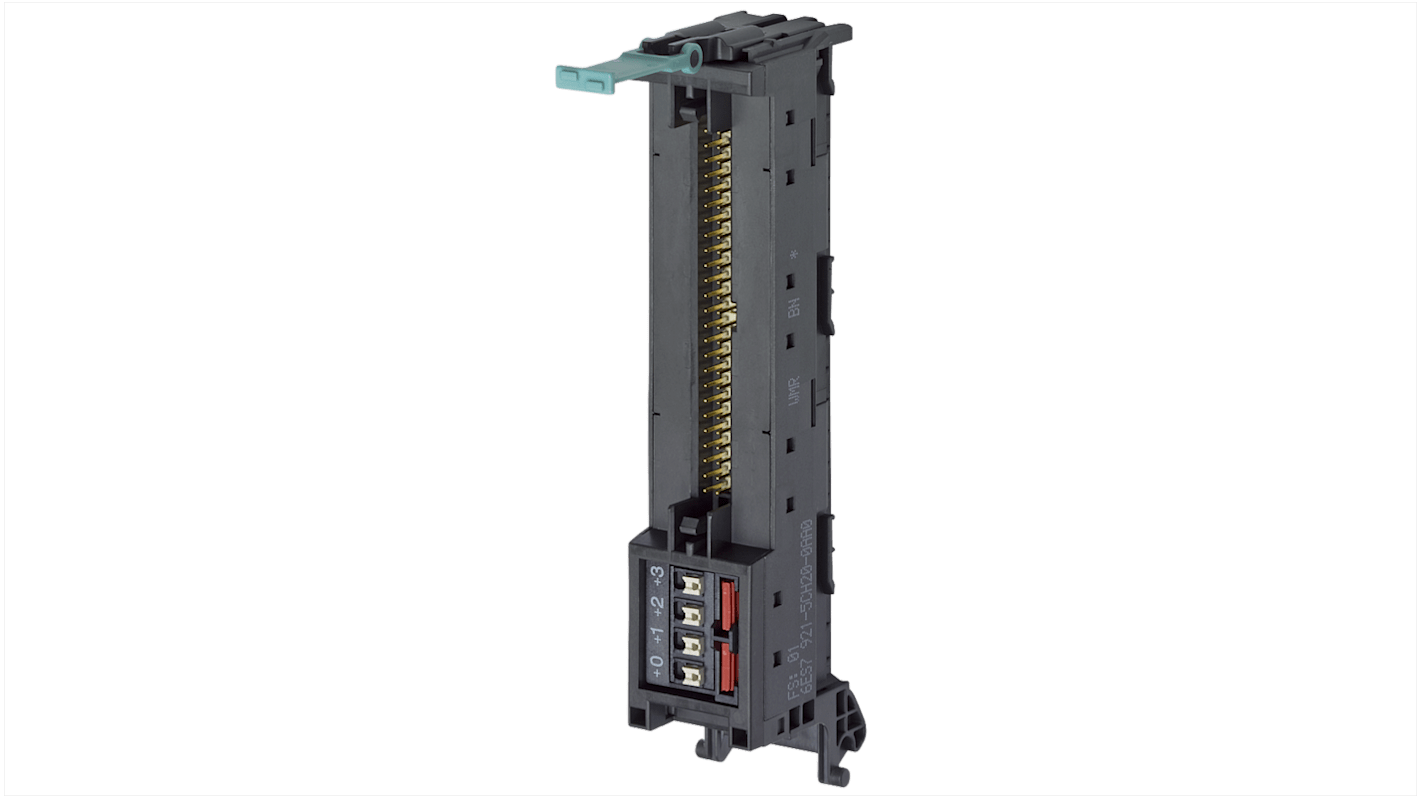 Conector frontal Siemens 6ES7921, 24 V, para usar con Módulos de E/S digitales