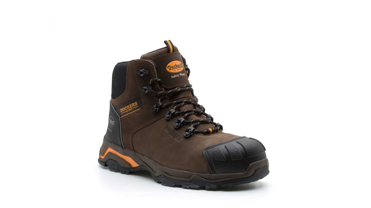 D0010 100 42 Dockers by Gerli FROST S3 Unisex Brown Composite Toe Capped Safety Shoes UK 8 EU 42 RS