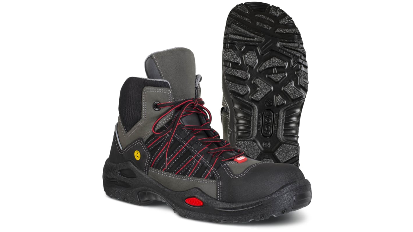 Stivaletti antinfortunistici S3 Jalas da  Unisex tg. 39, col. Nero, ESD, resistenti all'acqua, con puntale di sicurezza