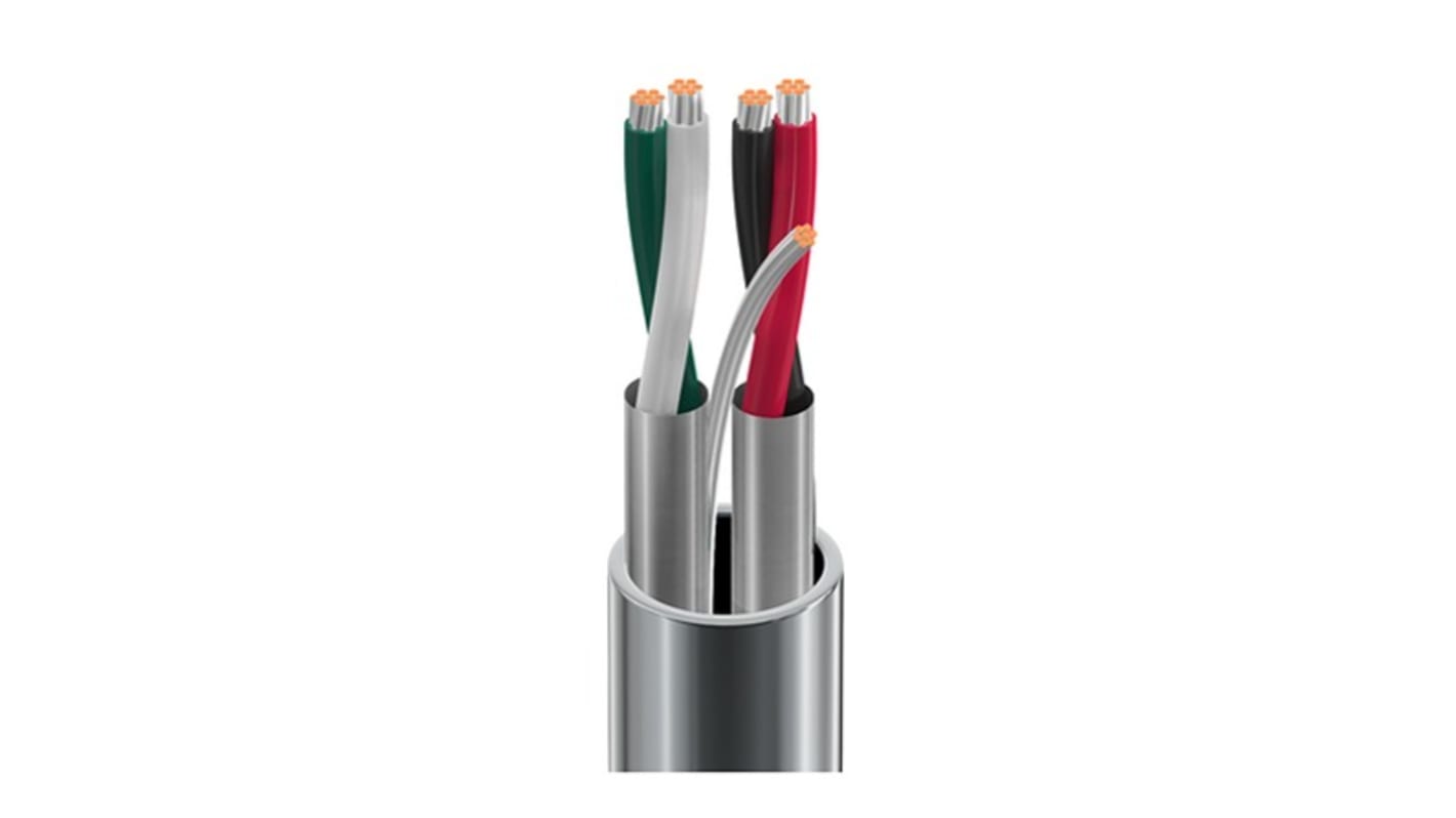 Belden 8723 Series, 4 Cores, 0.34 mm2, Screened, 22 AWG, 152m, Data Cable