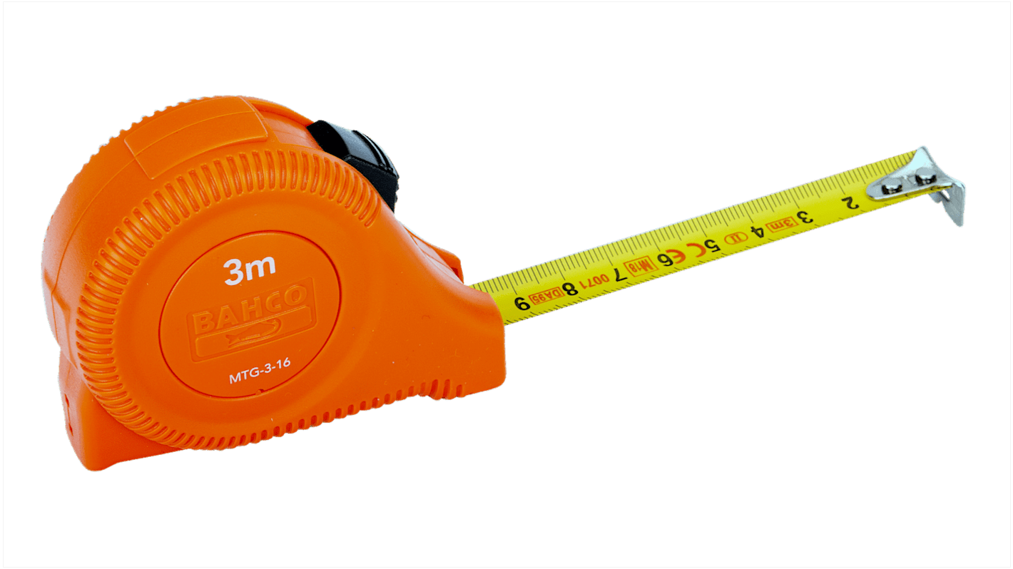 Bahco MTG 3m Tape Measure, Metric & Imperial