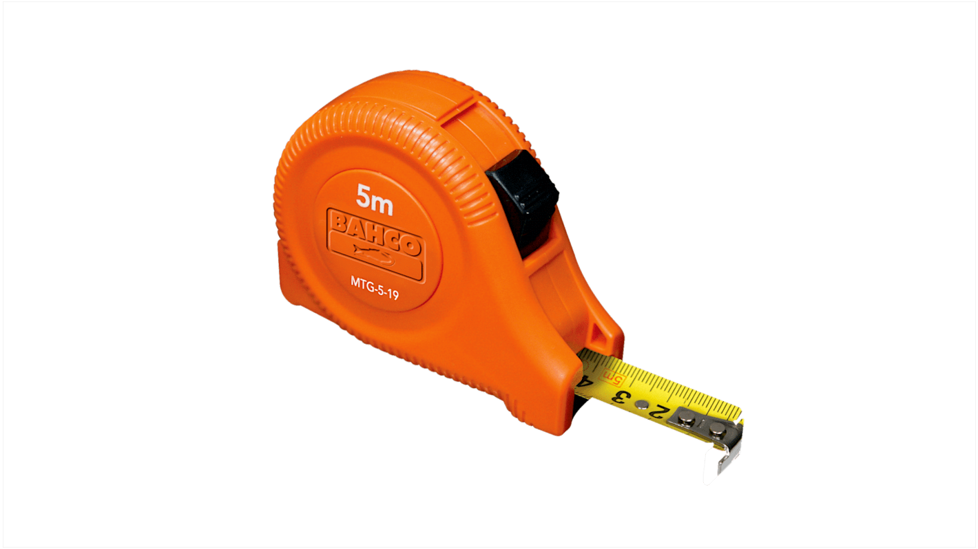 Bahco MTG 8m Tape Measure, Metric & Imperial