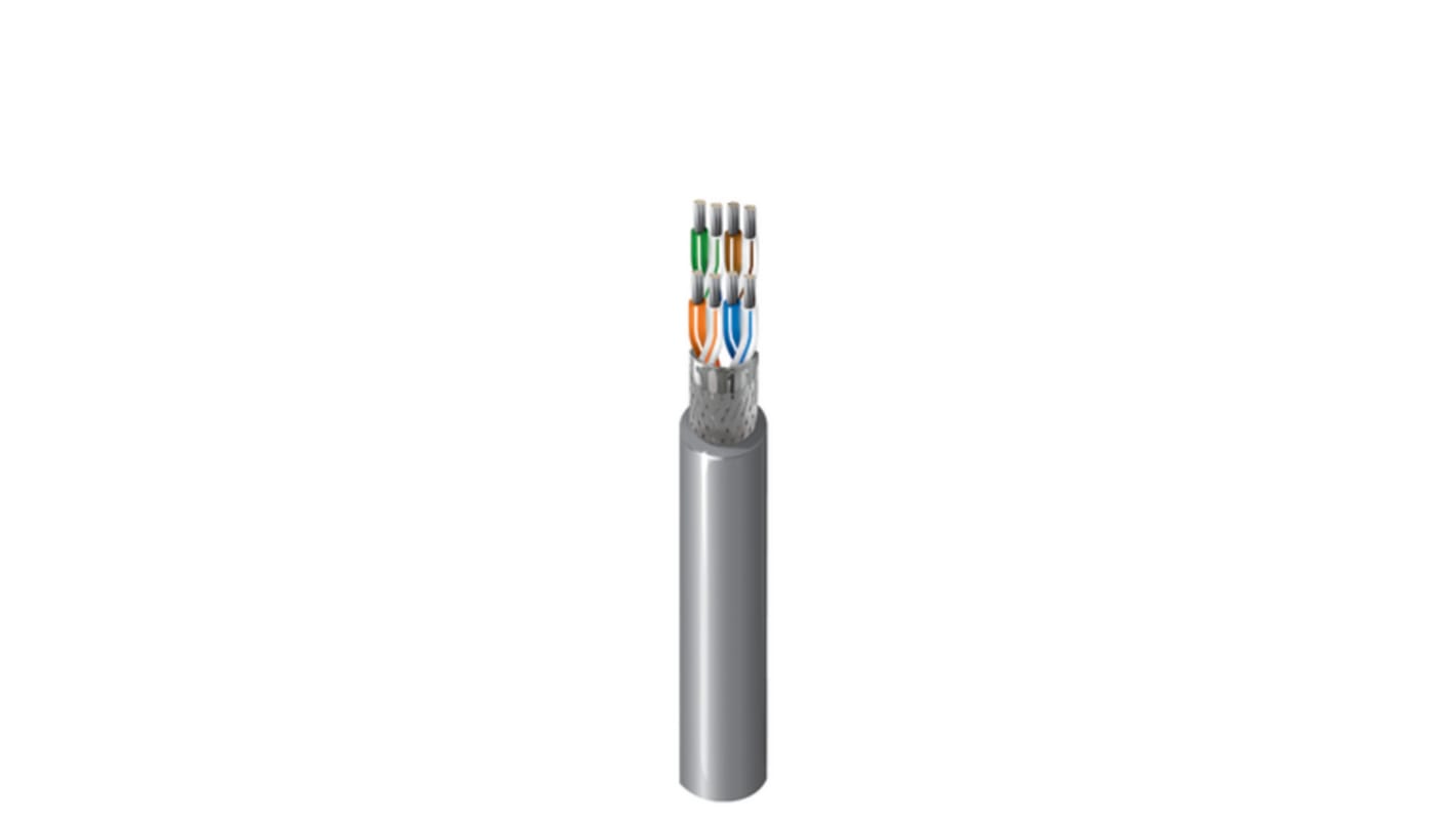 Belden 9844 Series Multipair Cable, 8 Cores, 0.25 mm², Screened, 24 AWG, 305m, Multipaired Cable
