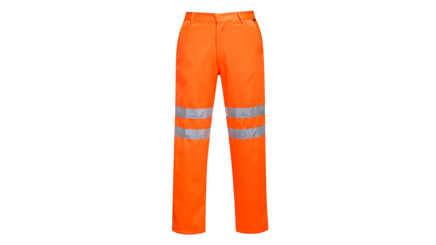 Portwest RT45 Orange Stain Resistant Hi Vis Trousers 40 → 41in