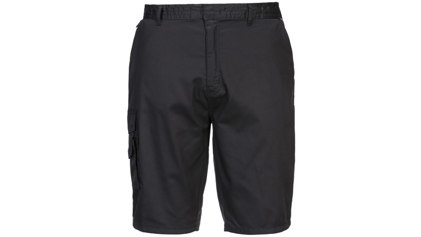 Portwest S790, Unisex Arbeitsshorts, 35 % Baumwolle, 65 % Polyester Marineblau, Größe 30 → 32Zoll