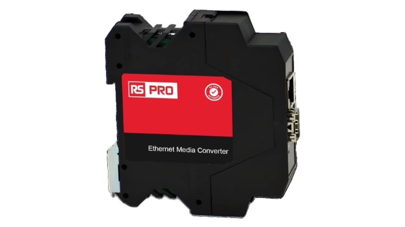 RS PRO Medienkonverter 10/100/1000Mbit/s, Anschluss: RJ45