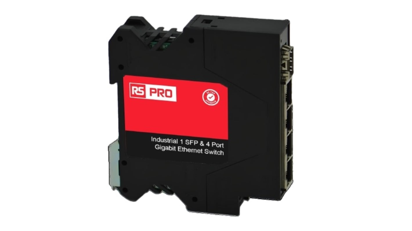 RS PRO RS-584, Unmanaged 5 Port Ethernet Switch