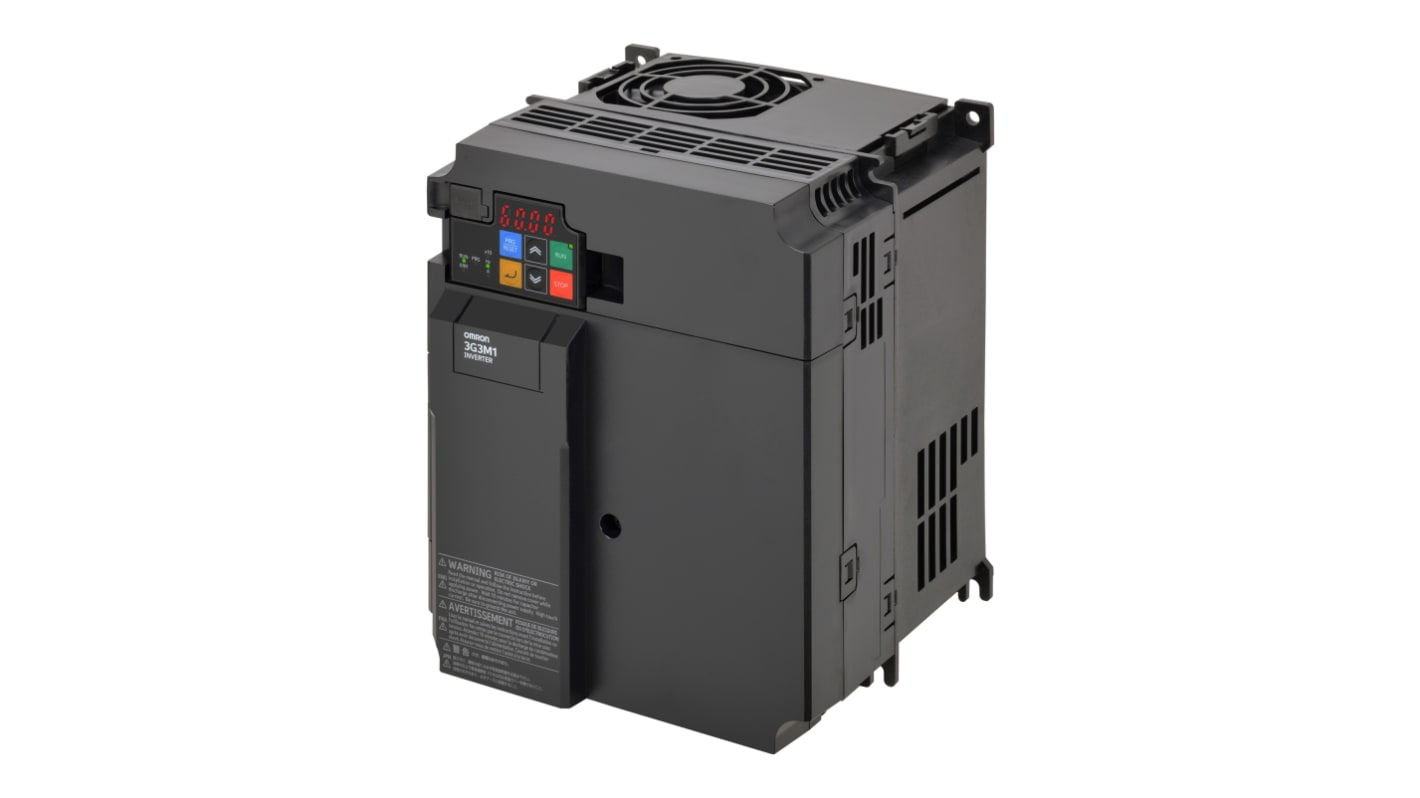 Omron Variable Speed Drive, 0.4 → 22 kW, 3 Phase, 400 V ac, 17.5 A, M1 Series