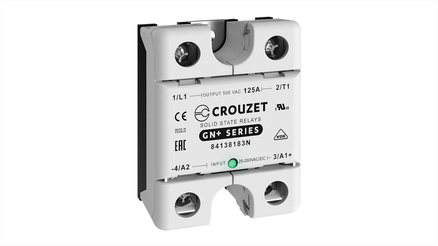 Crouzet GN+ Kühlkörper Halbleiterrelais 500 V AC / 125 A